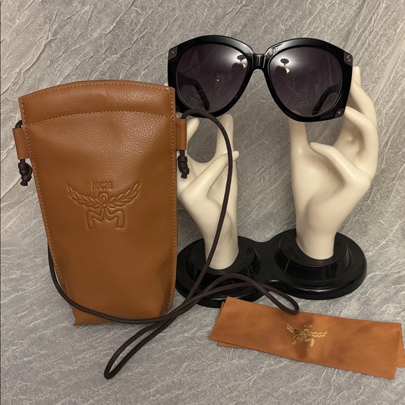 MCM Accessories - MCM MW0005 Black Oversized Butterfly Sunglasses - Made in Italy + Case NWOT